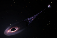 科學家首發現黑洞在太空狂奔 一路造就新星(視頻)